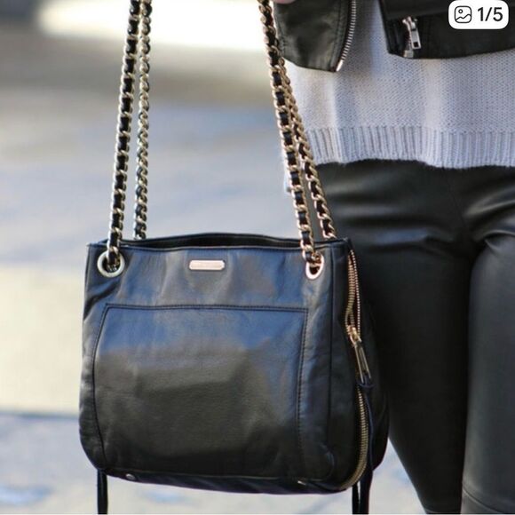Rebecca Minkoff Handbags - Rebecca Minkoff Black Leather Bag